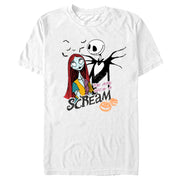 Men's The Nightmare Before Christmas Jack and Sally You are Such a Scream  Adult T-Shirt