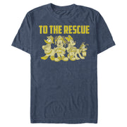 Men's Mickey & Friends Firefighters to the Rescue  Adult T-Shirt