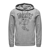 Men's Toy Story Running Forky  Adult Pull Over Hoodie