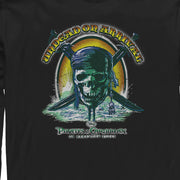 Men's Pirates of the Caribbean: On Stranger Tides Undead on Arrival Skull Logo  Adult Long Sleeve Shirt