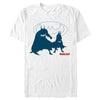 Men's DC League of Super-Pets Batman and Ace Silhouettes  Adult T-Shirt