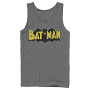 Men's Batman Logo Vintage  Adult Tank Top