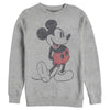 Men's Mickey & Friends Distressed Mickey Mouse Pose  Adult Sweatshirt