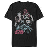 Men's Star Wars Retro Animation Character Line-Up  Adult T-Shirt