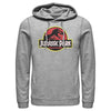 Men's Jurassic Park T Rex Logo  Adult Pull Over Hoodie