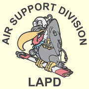 Men's LAPD Air Support Division Logo  Adult T-Shirt