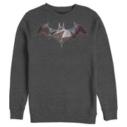 Men's Batman Logo Geometric Wing  Adult Sweatshirt