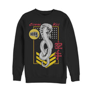 Men's Cobra Kai Snake Geometric Logo  Adult Sweatshirt