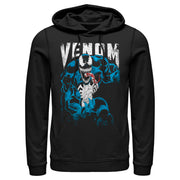 Men's Marvel Retro Comics Venom  Adult Pull Over Hoodie