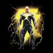 Men's Black Adam Electricity Antihero  Adult T-Shirt