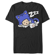 Men's Nintendo Mario 3D Cat Toad Snooze  Adult T-Shirt