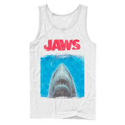 Men's Jaws Shark Movie Poster  Adult Tank Top