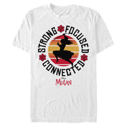 Men's Mulan Strong Focused Mantra  Adult T-Shirt