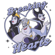 Men's Disney Villains Valentine's Day Breaking Hearts  Adult T-Shirt