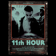 Men's Stranger Things Eleven 11th Hour Retro VHS Cover  Adult T-Shirt