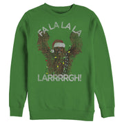 Men's Star Wars Christmas Chewie Fa La La  Adult Sweatshirt