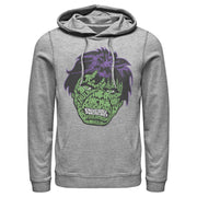 Men's Marvel St. Patrick's Day Hulk Face  Adult Pull Over Hoodie