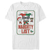 Men's Batman Christmas Naughty List  Adult T-Shirt