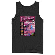 Men's Strange World Comic Book Cover  Adult Tank Top