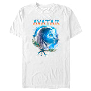 Men's Avatar: The Way of Water Neytiri Portrait  Adult T-Shirt