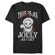 Men's The Nightmare Before Christmas This Is As Jolly as I Get  Adult T-Shirt