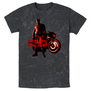 Men's The Batman Red Batcycle  Adult T-Shirt