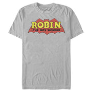 Men's Batman Logo Robin Boy Wonder  Adult T-Shirt