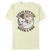 Men's Mickey & Friends Life is Better with a Dog  Adult T-Shirt