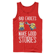 Men's Despicable Me Minion Bad Choices  Adult Tank Top