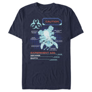 Men's Lilo & Stitch Experiment 626 Schematics  Adult T-Shirt