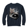 Men's Lost Gods DJ Space Kitten  Adult Sweatshirt