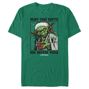 Men's Star Wars Christmas Yoda Gifts  Adult T-Shirt