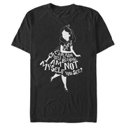 Men's Alice in Wonderland I Am Not Myself Silhouette  Adult T-Shirt