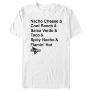 Men's Doritos Flavors Stack  Adult T-Shirt