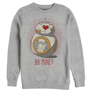 Men's Star Wars Valentine's Day BB Mine?  Adult Sweatshirt