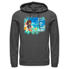 Men's Kingdom Hearts 3 Our Hearts Will Bring Us Together Again  Adult Pull Over Hoodie