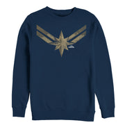 Men's Marvel Captain Marvel Vintage Star Costume  Adult Sweatshirt