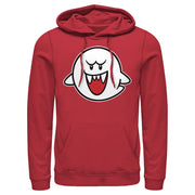 Men's Nintendo Mario Boo Ghost  Adult Pull Over Hoodie