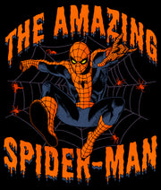 Men's Marvel Halloween The Amazing Spider-Man Web  Adult T-Shirt