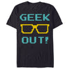 Men's Lost Gods Geek Out Glasses  Adult T-Shirt