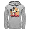 Men's Mickey & Friends Retro Mickey Mouse  Adult Pull Over Hoodie