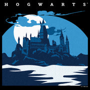 Men's Harry Potter Hogwarts at Night  Adult T-Shirt