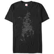 Men's Marvel Spider-Man Paint Splatter Swing  Adult T-Shirt