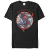 Men's Marvel Spider-Man Villain Circle  Adult T-Shirt