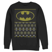 Men's Batman Ugly Christmas Logo  Adult Sweatshirt