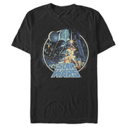 Men's Star Wars Classic Scene Circle  Adult T-Shirt