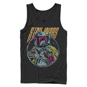 Men's Star Wars Boba Fett Blaster  Adult Tank Top