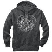 Men's Lost Gods Heart Eye  Adult Pull Over Hoodie