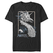 Men's Magic: The Gathering Vintage Lurking in Waves  Adult T-Shirt