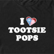 Men's Tootsie Pop I Love Tootsie Pops  Adult T-Shirt